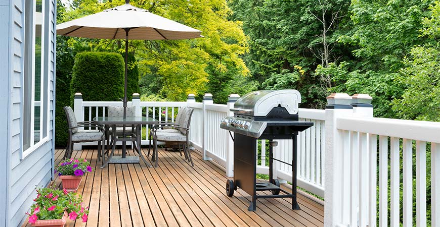 Clean your wood deck