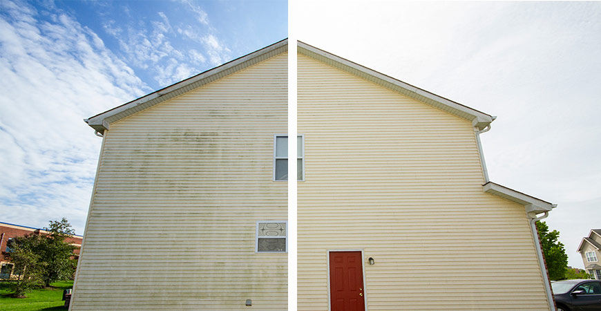 Clean your siding with Wet & Forget!