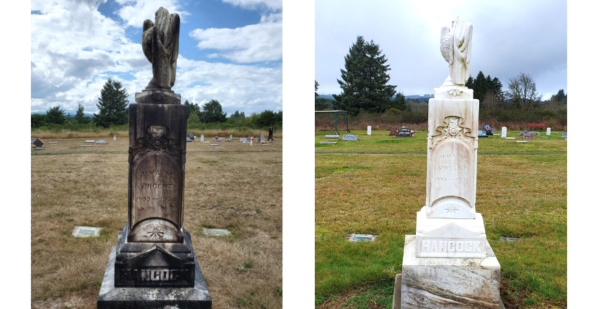 Headstone Transformation using Wet & Forget