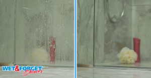 Apply Wet & Forget weekly to clean your shower. 
