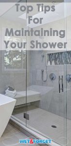 Keep your shower sparkling clean year round with these easy tips!