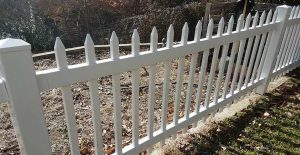 Doug's fence is now clean and white after using Wet & Forget!