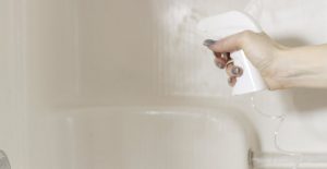 Keep your fiberglass clean with Wet & Forget Shower