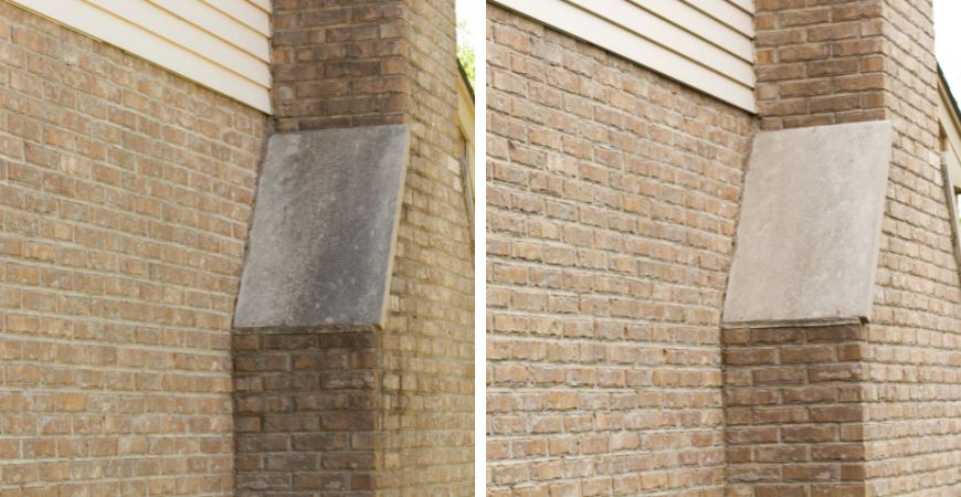 Eliminate black stains on your chimney with Wet and Forget.
