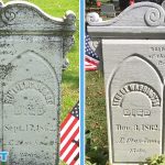 before and after gravestone
