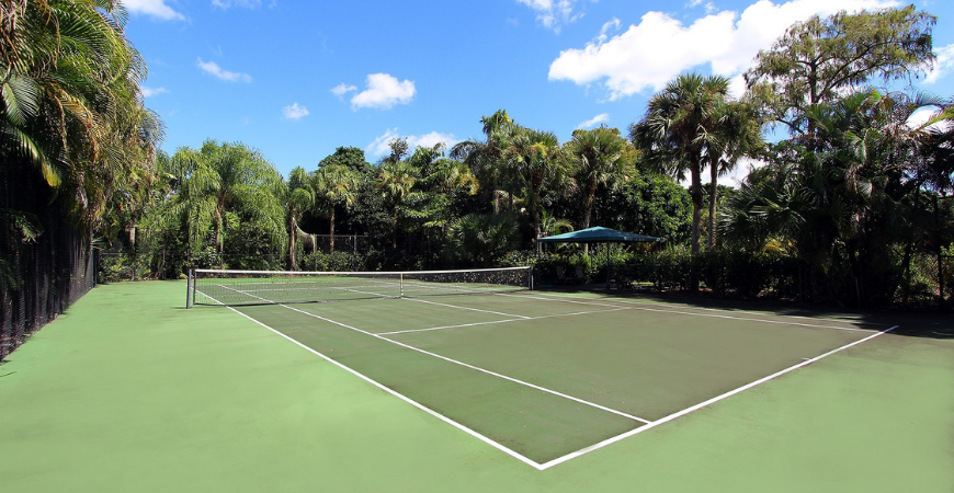 clean sport courts with Wet & Forget Outdoor